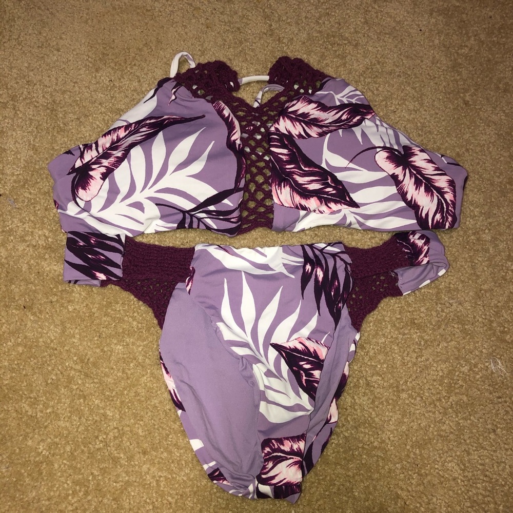 Purple bikini set